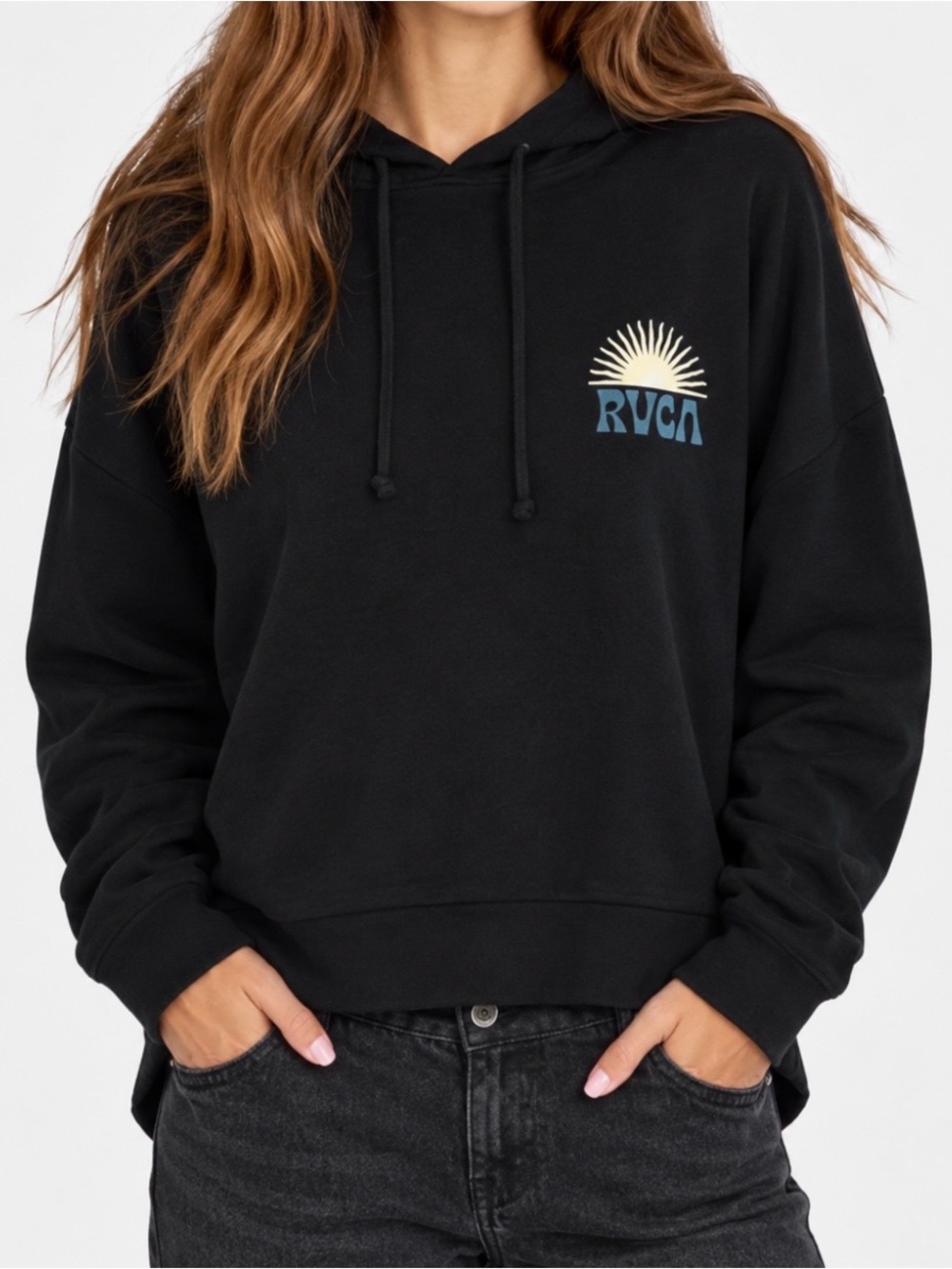 NWT RVCA Womenโs Vibrations Oversized Hoodie